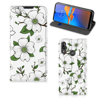 Motorola Moto E6 Plus Smart Cover Dogwood Flowers - thumbnail