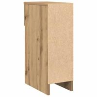 Nachtkastje met lade 20x36x60 cm artisanaal eikenkleurig - thumbnail