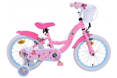 Disney Prinzessin Disney princess kinderfiets - meisjes - 16 inch - roze - twee handremmen