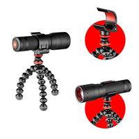 JOBY GorillaPod starterkit, flexibel ministatief met universele smartphoneklem, GoPro-houder en zaklamp, maximale belasting 325 g, JB01571-BWW - thumbnail