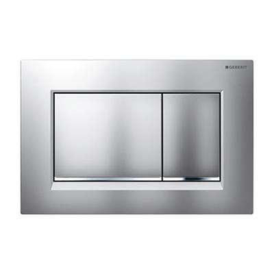 Geberit Bedieningsplaat Sigma 20 Square DF Mat Chroom Geberit Bedieningsplaat Sigma 20 Square DF Mat Chroom