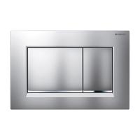 Geberit Bedieningsplaat Sigma 20 Square DF Mat Chroom - thumbnail