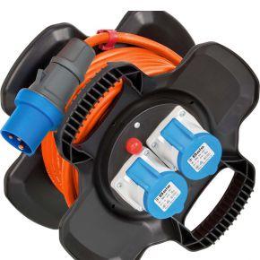 Brennenstuhl Kabelhaspel X-Gum CEE IP 44 voor Camping/Maritime 10m H07RN-F 3G2,5 - 1169730101