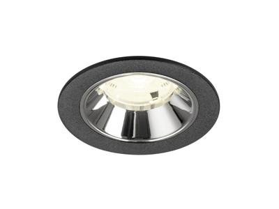 SLV InbouwspotNuminos S zwart/chroom 4000K - 20gr - 1009471