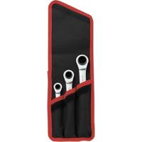 TOOLCRAFT 819162 Dubbele ringsleutelratelset 3-delig Sleutelbreedte (metrisch) 8 - 19 mm - thumbnail