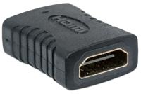 Manhattan 353465 HDMI Adapter [1x HDMI-bus - 1x HDMI-bus] Zwart Vergulde steekcontacten 0 mm - thumbnail