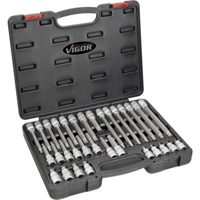 Vigor V2201 Dopsleutel-bitinzetset 1/2 (12,5 mm) 32-delig