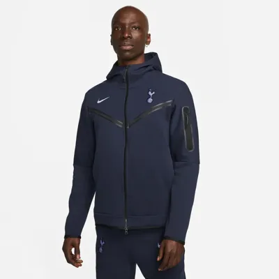 Tottenham Hotspur Tech Fleece Trainingsjack Senior 2023/2024 - Maat S - Kleur: Donkerblauw | Soccerfanshop