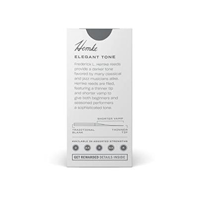 D'Addario Woodwinds RHKP5SSX350 Frederick L. Hemke Sopraansaxofoonriet, 3.5, 5-pack D'Addario Woodwinds RHKP5SSX350 Frederick L. Hemke Sopraansaxofoonriet, 3.5, 5-pack