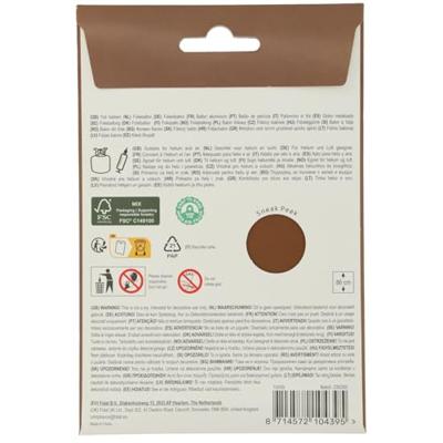 Folieballon Cijfer 9 Bruin Mat (86cm)