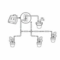 Wi-Fi Smart Waterpomp | bewater tot wel 10 planten | stel schema&apos;s in | USB Gevoed | Batterij Gevoed (offline) - thumbnail