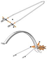 SKS Spatbordset 28" velo urban - thumbnail