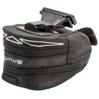 M-Wave Zadeltas tilburg large met klikbevestiging - zwart - thumbnail