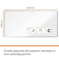 Nobo Premium Plus magnetisch whiteboard, emaille, ft 200 x 100 cm - thumbnail