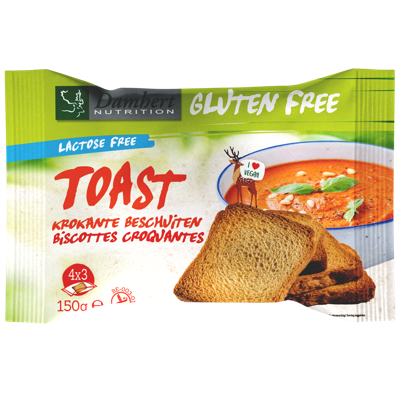 Damhert Toast glutenvrij 150 Gram