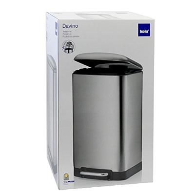 Kela Davino Pedaalemmer Silent Close 30 L - Zilver