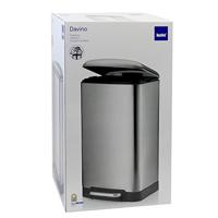Kela Davino Pedaalemmer Silent Close 30 L - Zilver - thumbnail