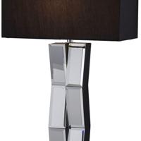 Searchlight SchemerlampMirror zwart met spiegelglas - EU5110BK - thumbnail