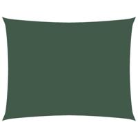 VidaXL Zonnescherm rechthoekig 2,5x3,5 m oxford stof donkergroen - thumbnail