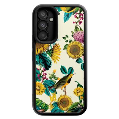 Samsung Galaxy A34 zwarte case - Sunflowers Samsung Galaxy A34 zwarte case - Sunflowers