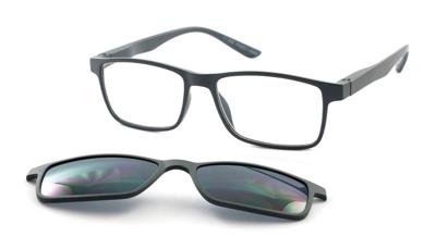 Leesbril MPG KLH144 Met Zonneclip-Gray-+1.00