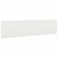 Gazonranden 10 st 25x103 cm koudgewalst staal wit - thumbnail