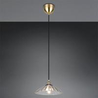 Trio Klassieke hanglampEluna oud messing - R36521004 - thumbnail