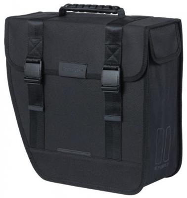 BASIL Fietstas tour single left 14 liter 34 x 14 x 34 cm - zwart