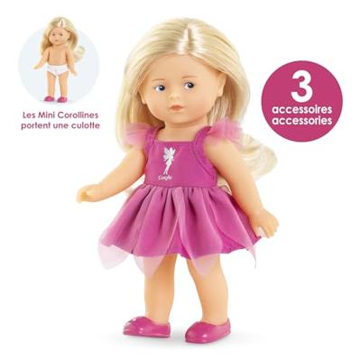 Mini Corolline Boxset - Corolle - Rosy Fée - Vinylpop - Feeënjurk - Vlindervleugels