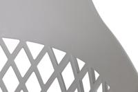 Keukenstoel DKD Home Decor Lichtgrijs 57 x 57 x 80,5 cm - thumbnail