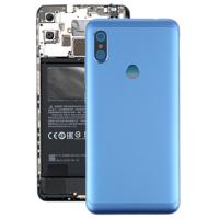 Batterij achtercover met Zijkleutels voor Xiaomi Redmi Note 6 Pro (blauw) - thumbnail