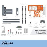 Vogel&apos;S TVM 3205 Vaste tv-beugel TV beugel Zwart - thumbnail