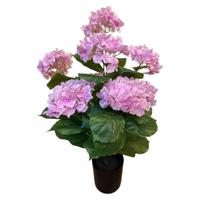 Mansion Atmosphere Kunstplant hortensia lichtroze 65cm - thumbnail