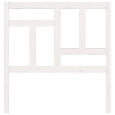 Hoofdbord 95,5x4x100 cm massief grenenhout wit Hoofdbord 95,5x4x100 cm massief grenenhout wit