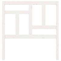 Hoofdbord 95,5x4x100 cm massief grenenhout wit - thumbnail