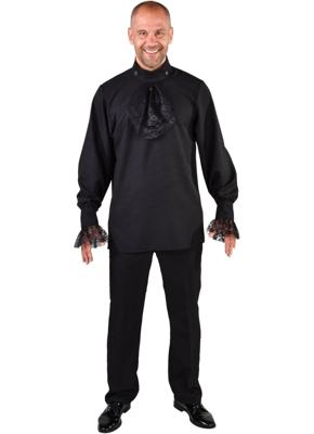 Hemd basic zwart Hemd basic zwart