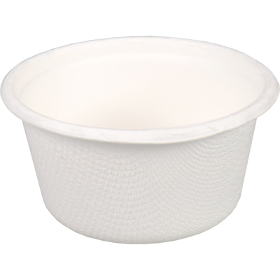 Depa Schaal | sausbakje | bagasse (suikerrietpulp) | 55ml | wit | 2000 stuks