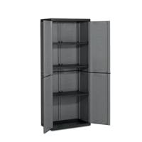 Kast Curver Donker grijs Plastic 68 x 166 x 39 cm - thumbnail