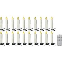 Sygonix SY-4531628 Kerstboomverlichting Binnen werkt op batterijen Aantal lampen 20 LED Warmwit - thumbnail