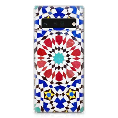 Google Pixel 6 Pro | TPU | Siliconen hoesje | Mozaïek