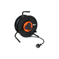 QwattPro kabelhaspel BM300 RA 40m 3G2,5 H07RN-F zwart - 1111130 - 1111130 - thumbnail