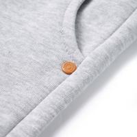 Kinderjoggingbroek 104 gemleerd grijs - thumbnail