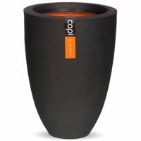 Capi Vaas Elegant Laag 36x47 cm - Zwart - thumbnail