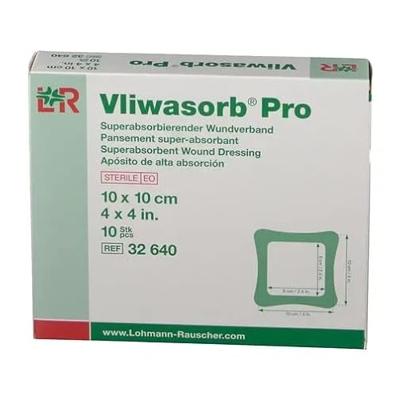 Vliwasorb Pro Verband 10x10cm 10 32640