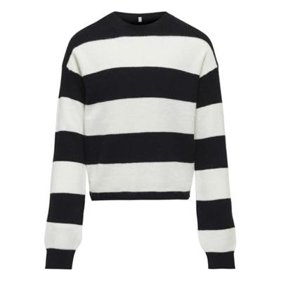 Kids ONLY winter sweater meisjes - wit - KogFranca - loose fit, gebreid