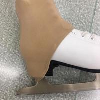 Fancy schaatsen broek lange panty schoen covers (huid dikke halve dekking) - thumbnail