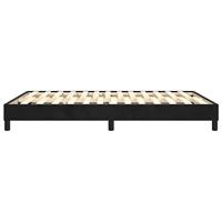 Bedframe zonder matras 140x200 cm fluweel zwart - thumbnail
