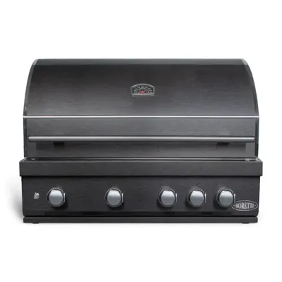 Imperatore Nero Gasbarbecue 4 Burners Built-In Gun Metal