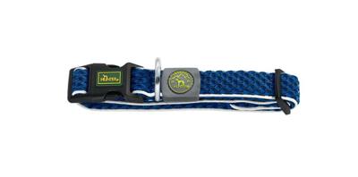 Hondenhalsband Hunter Basic Draad Blauw Maat M Blue (33-50 cm)