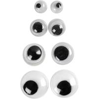 Creativ Company Wiebelogen, niet zelfklevend, d 4+6+8+10 mm, 40 div/ 1 doos - thumbnail